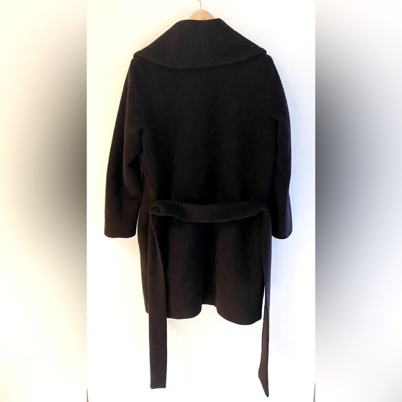 Wrap coat with tie. Size: Small. - Picture 2 of 3